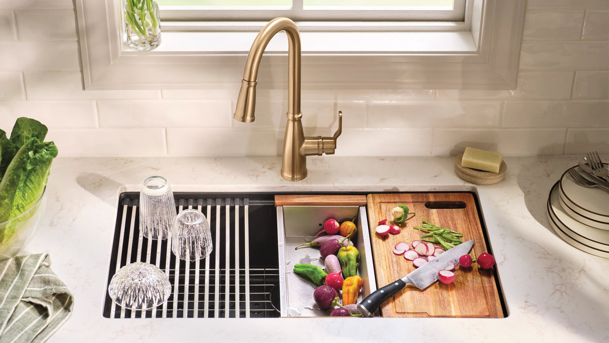 Moen Workstation Sink with Accessories
