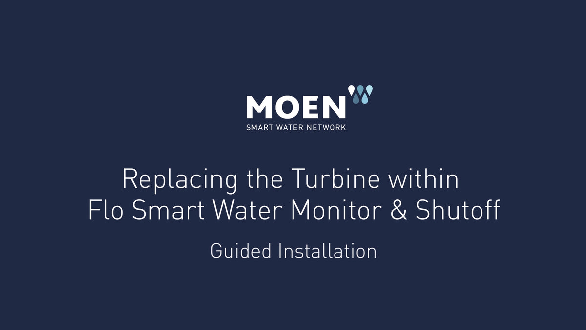 Load video: Replacing the Turbine within Flo Smart Water Monitor &amp; Shutoff